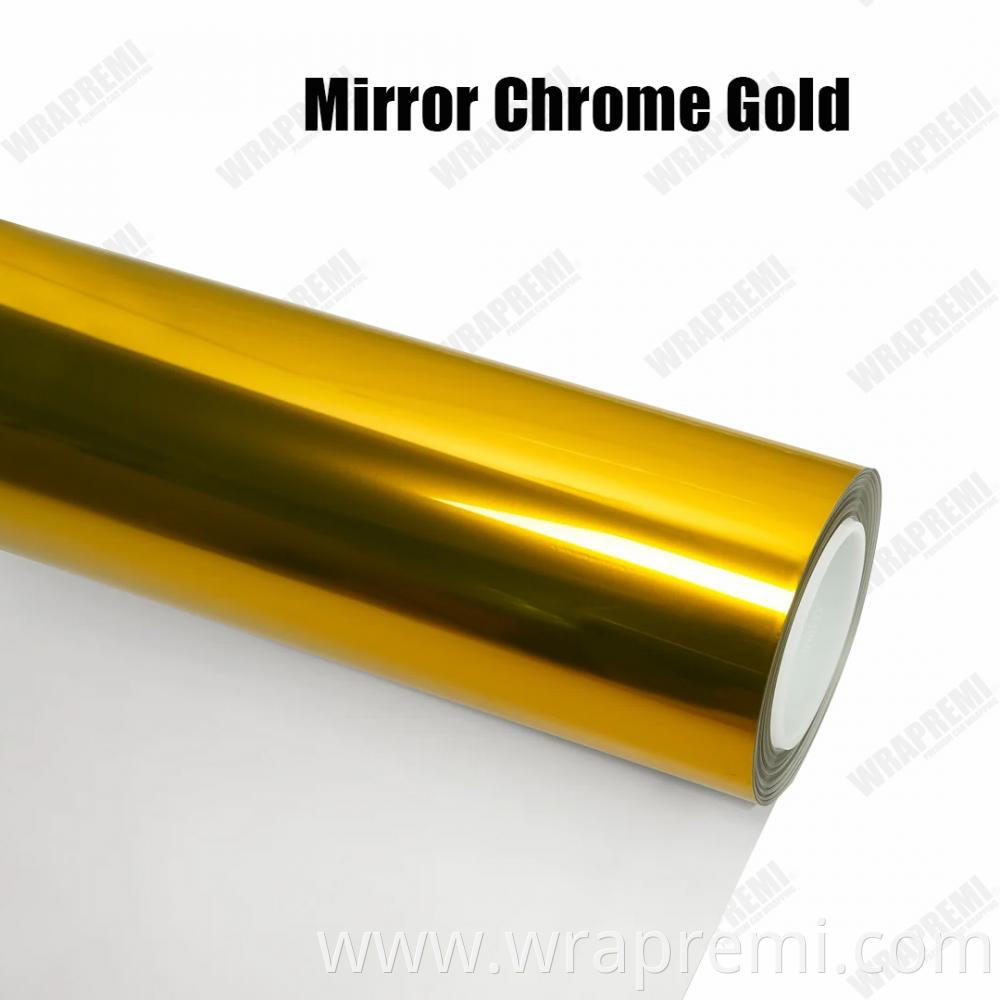 Mirror Chrome Gold